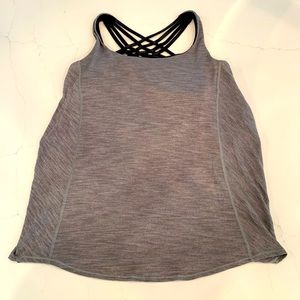 Lululemon tank with draped back